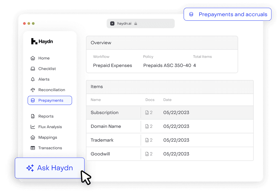 Accruals and pre-payments. Reimagined.