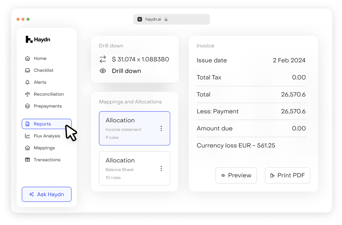 Granular reporting, built your way